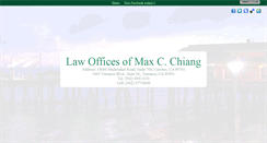 Desktop Screenshot of maxchiangesq.com