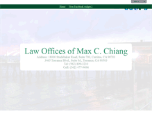 Tablet Screenshot of maxchiangesq.com